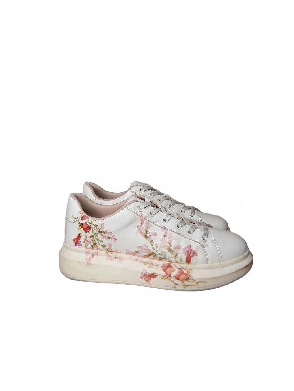 ALDO Women's Floral Platform Sneakers Size 9